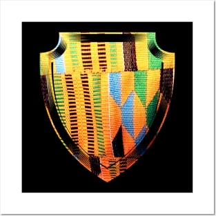 Kente Pattern Posters and Art